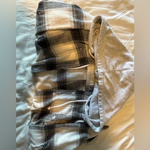 Anerican Eagle Hooded Flannel
